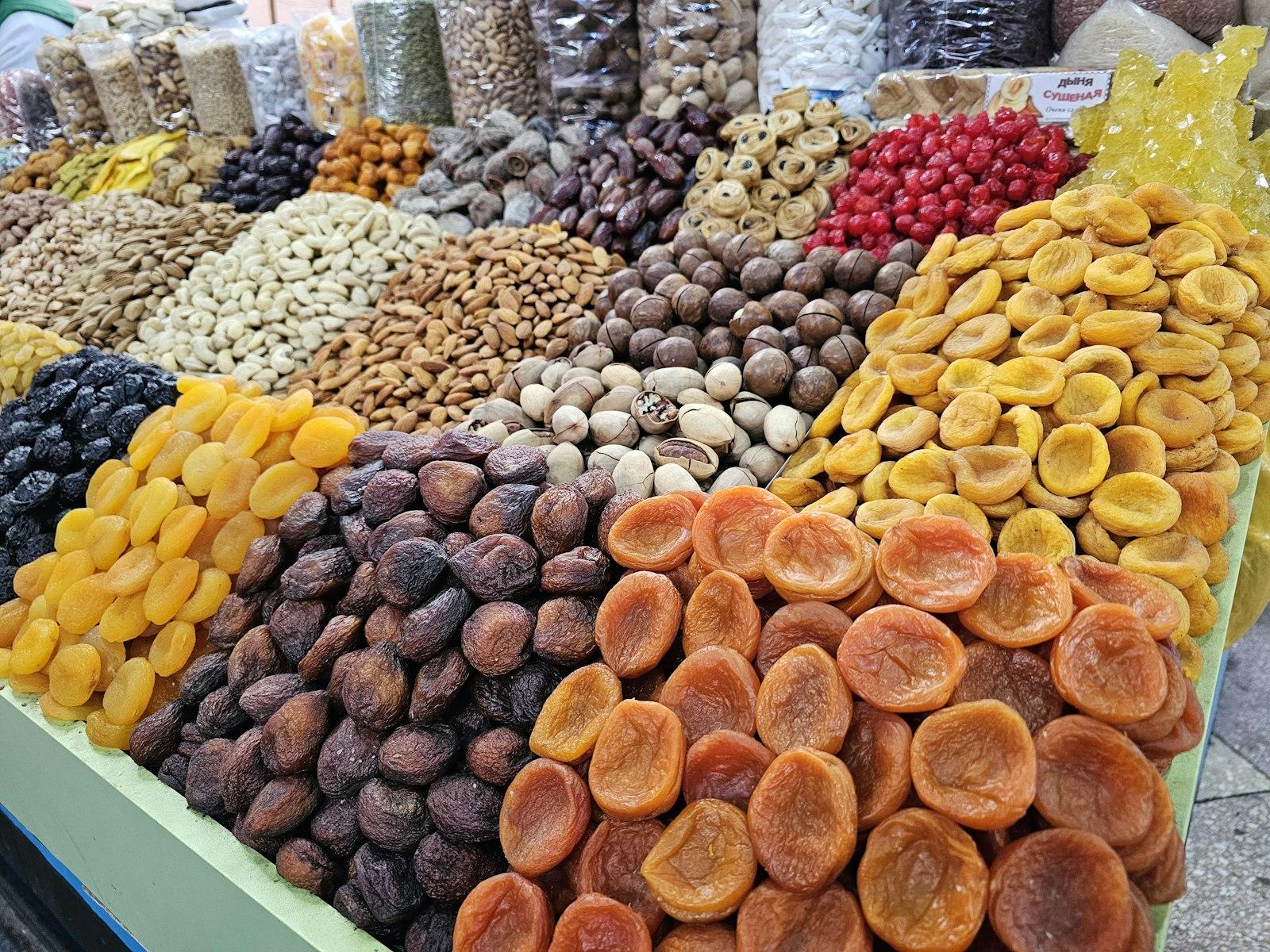 Dried fruit and nuts